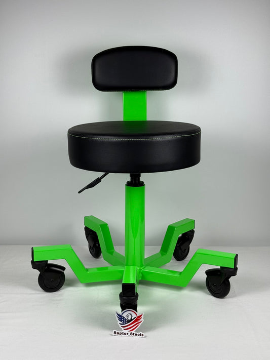 Professional Heavy-Duty Work Stool - Made in USA | For Medical, Automotive & Industrial Use