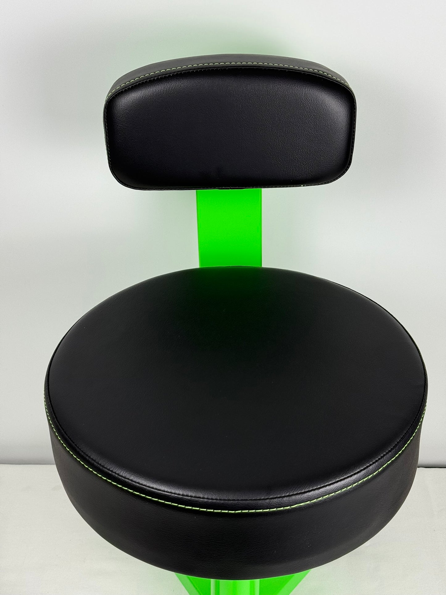 Heavy-Duty Lime Green Work Stool - Made in USA | For Medical, Automotive & Industrial Use