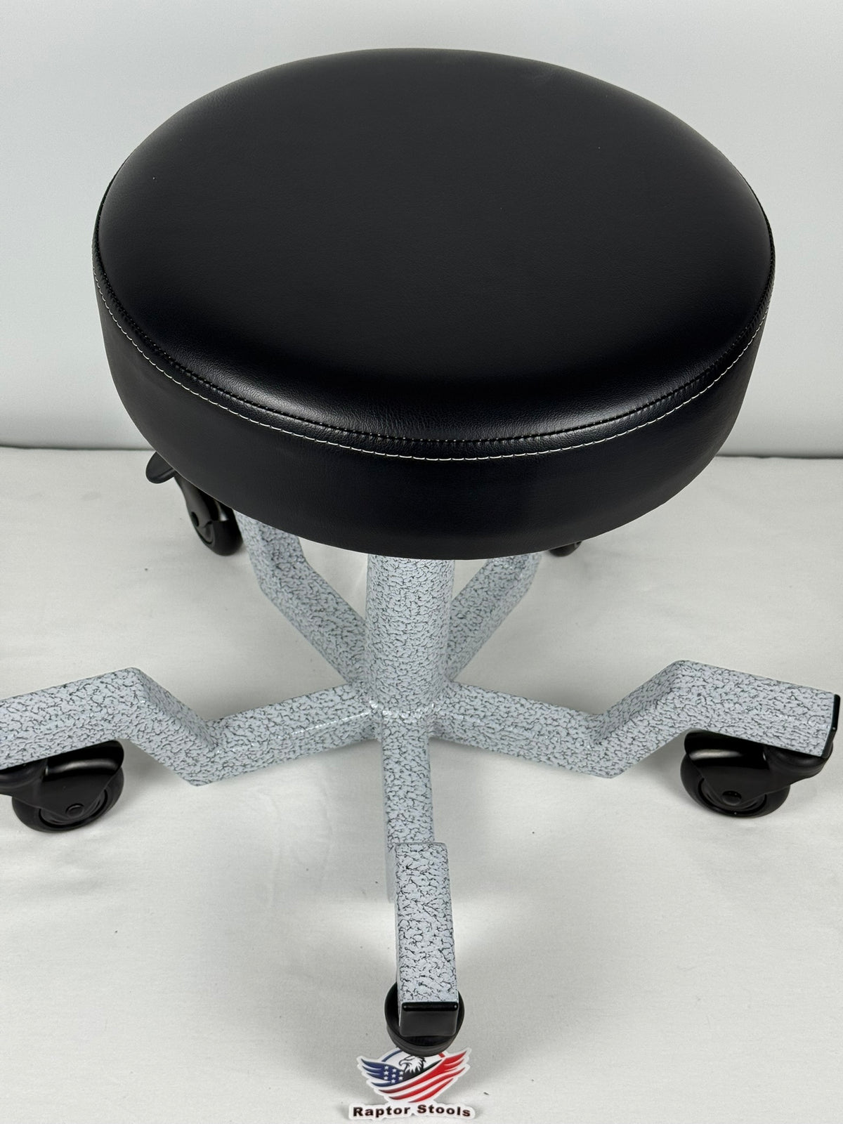 Rolling Bar Chairs Round PU Seat Swivel Stools with Wheels for Office Work Study, Medical SPA Salon, Lift Adjustable 42-55 cm r:Black Rolling Bar Chairs Round PU Seat Swivel Stools with Wheels for Office Work Study, Medical SPA Salon, Lift Adjustable 42-55 cm r:Black
