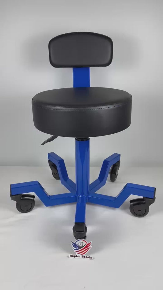 Professional Heavy-Duty Work Stool - Made in USA | For Medical, Automotive & Industrial Use