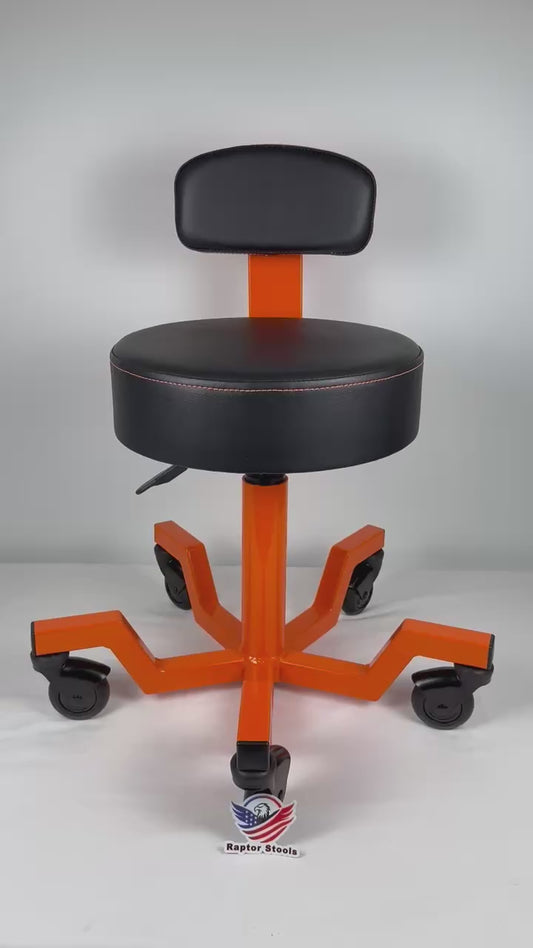 Professional Heavy-Duty Work Stool - Made in USA | For Medical, Automotive & Industrial Use