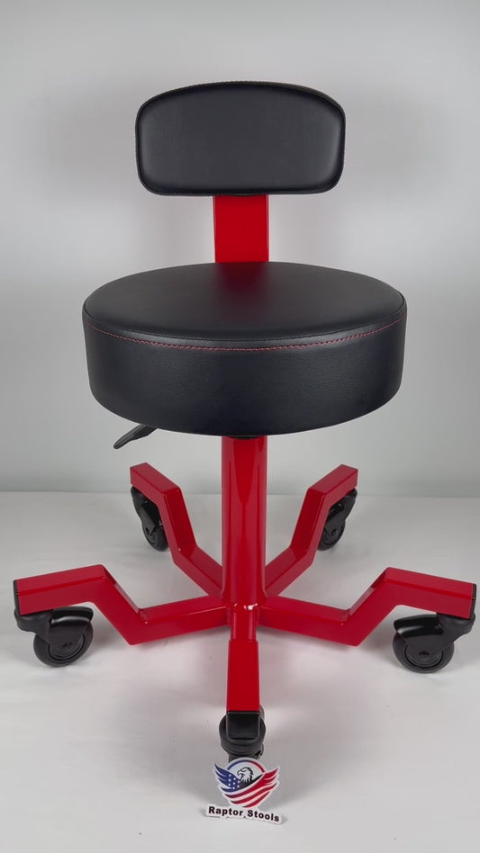 Professional Heavy-Duty Work Stool - Made in USA | For Medical, Automotive & Industrial Use