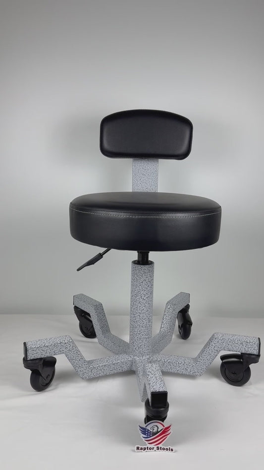 Professional Heavy-Duty Work Stool - Made in USA | For Medical, Automotive & Industrial Use