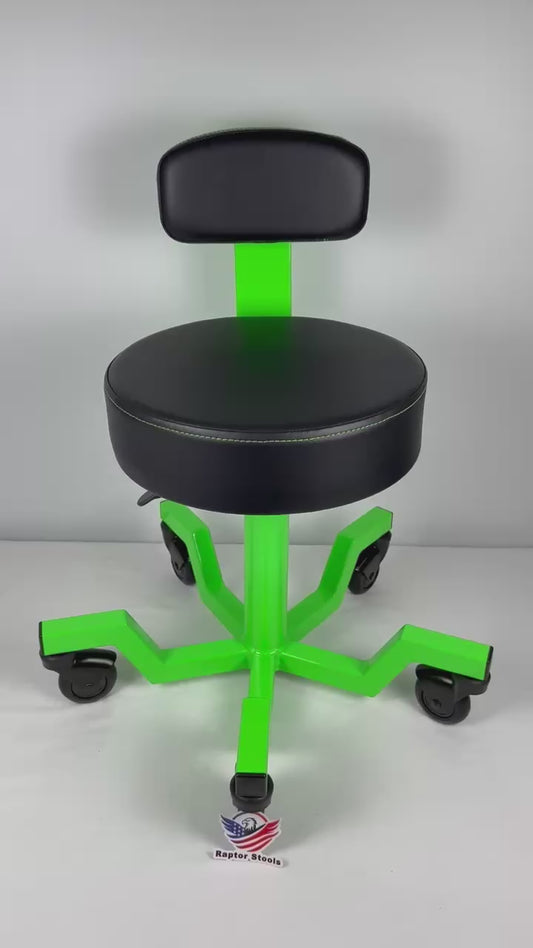 Professional Heavy-Duty Work Stool - Made in USA | For Medical, Automotive & Industrial Use