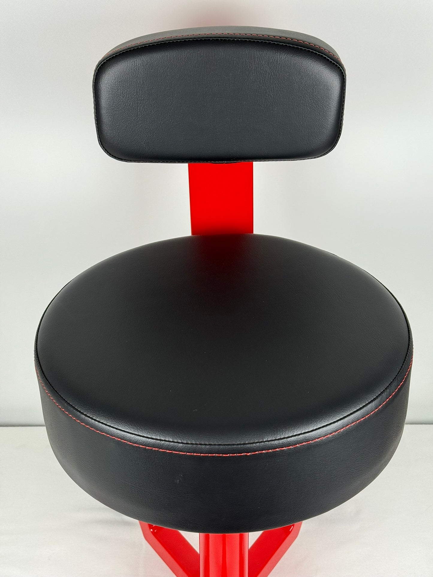 Heavy-Duty Red Work Stool - Made in USA | For Medical, Automotive & Industrial Use
